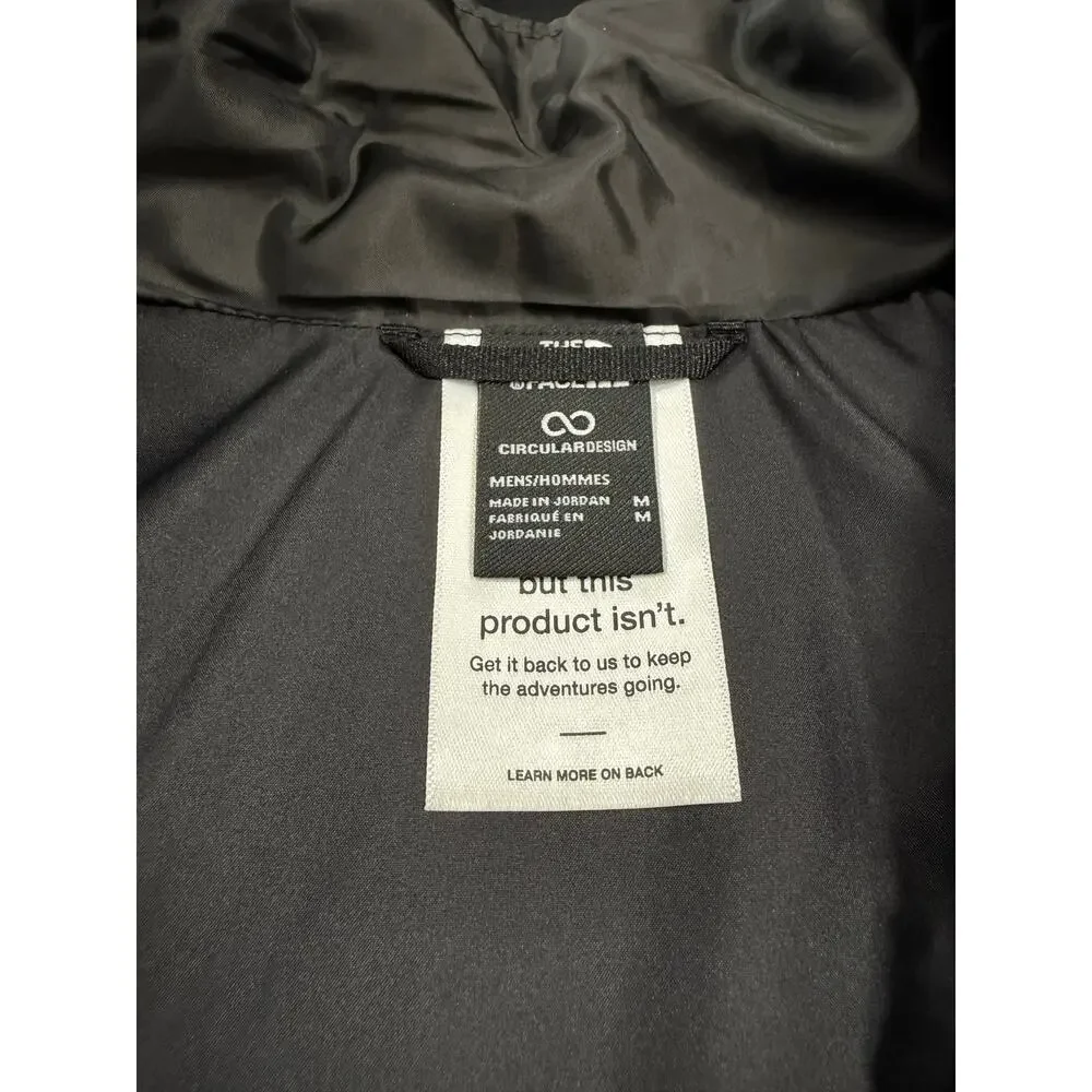 North Face Thermoball Puffer Jacket Black Size Medium NEW Quilted Outdoors